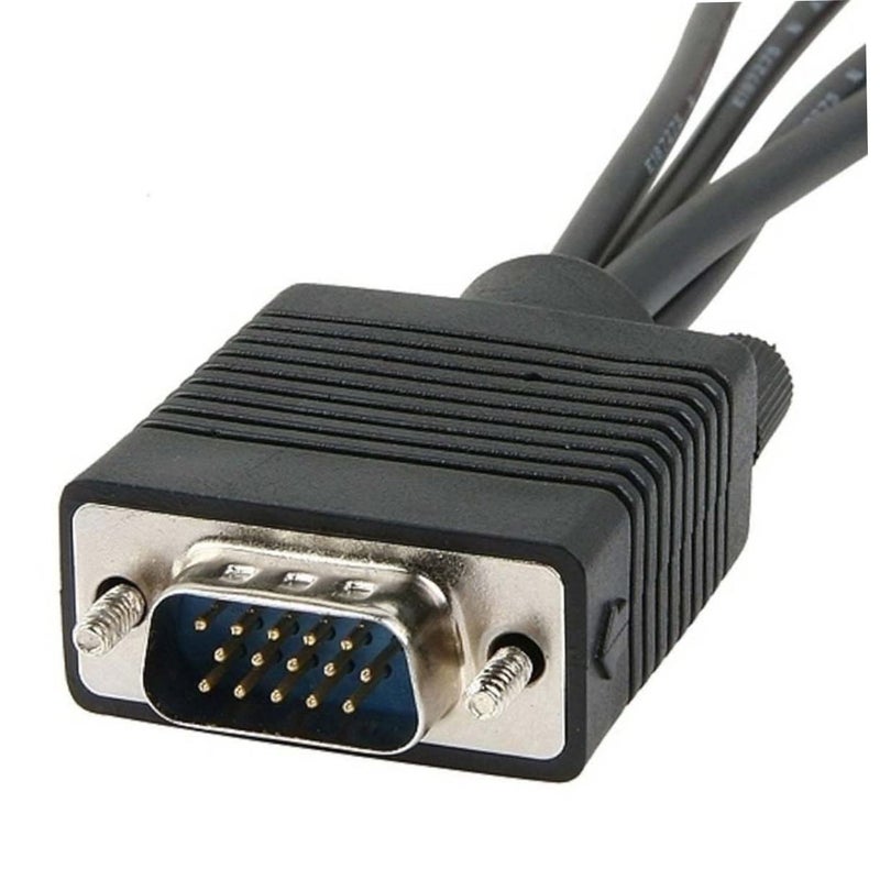 Gadpiparty VGA to S Video Converter Cable SVGA to TV Adapter Pure Copper Material - Image 3